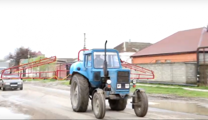 В Бабаюртовском районе дезинфицировали улицы.