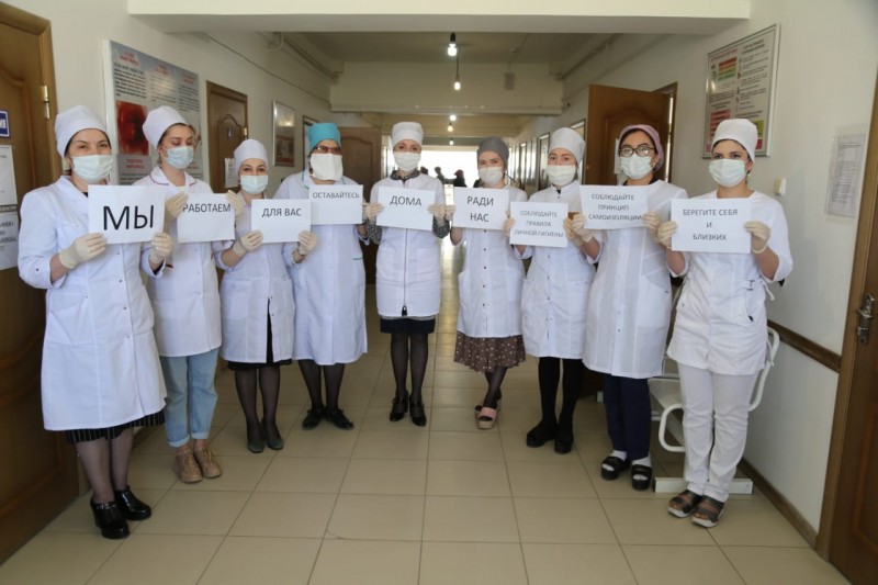 Врачи района призывают бабаюртовцев оставаться дома.